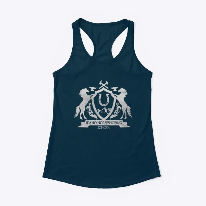 IHS Racerback Tank Stone Crest